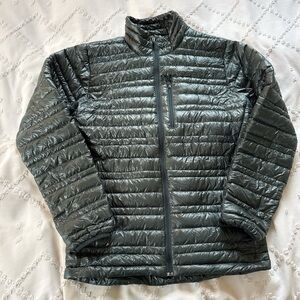 Men's Dark Green Puffer Jacket